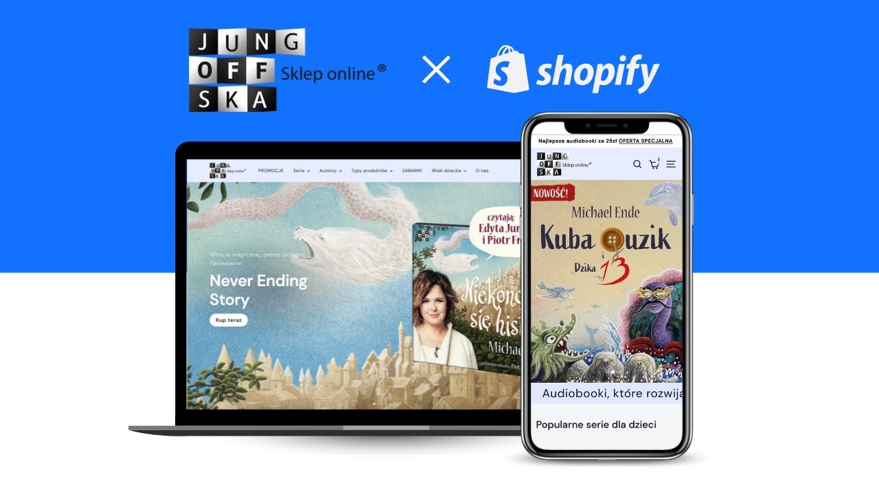 Migracja Wydawnictwa Jung-off-ska do Shopify - Case Study