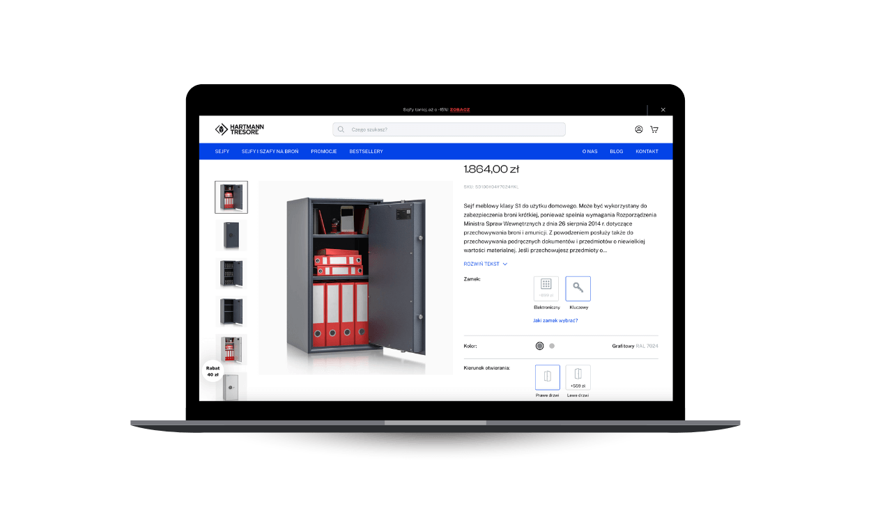 Karta produktowa Hartmann Tresore