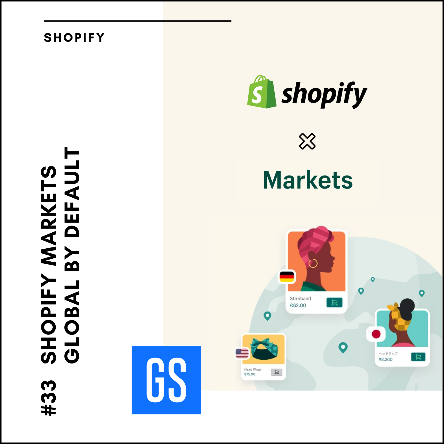 Shopify markets - sprzedaż zagraniczna na Shopify