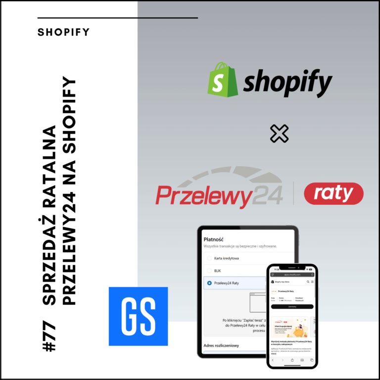 Płatności ratalne Przelewy24 Raty na Shopify